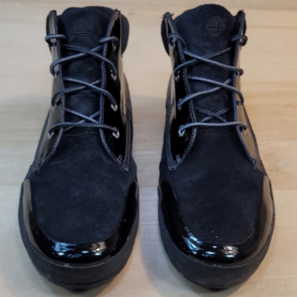 Timberland Lounger Chukka Lace up Ankle Boots Black Size 7.5 Goth Punk Grunge - Picture 7 of 7